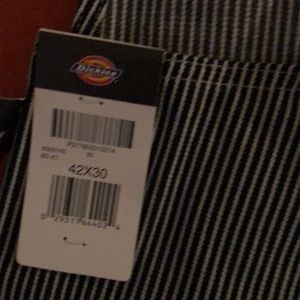 Dickies striped overalls size 42x30